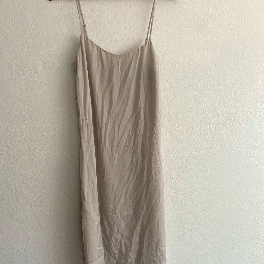 Capulet Grey Thin Strap Midi Dress